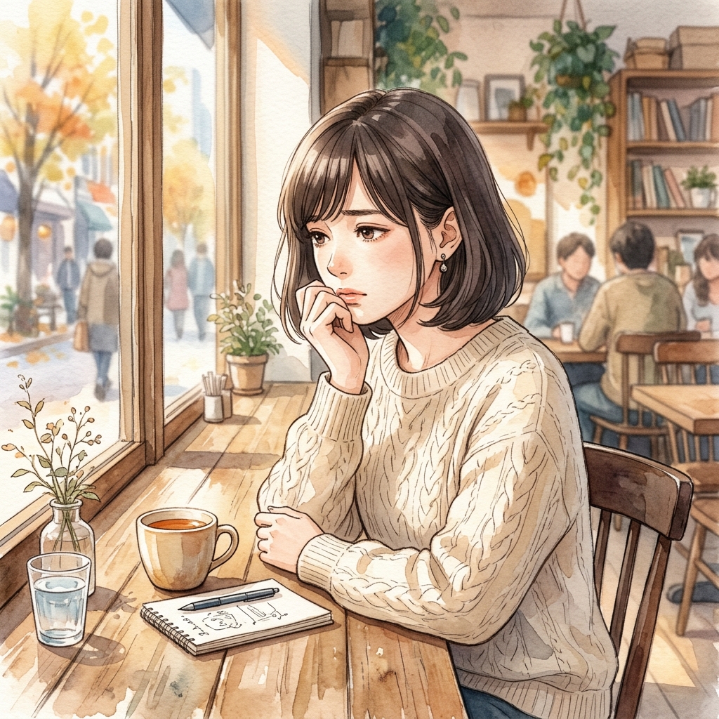 心配する娘